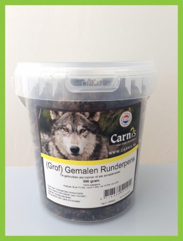 Grof gemalen Runderpens