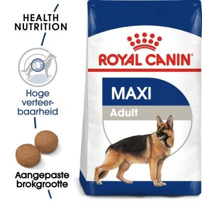 Immuniseren Verscheidenheid Michelangelo Royal Canin Maxi Adult - Voordelig Hondenvoer en Kattenvoer